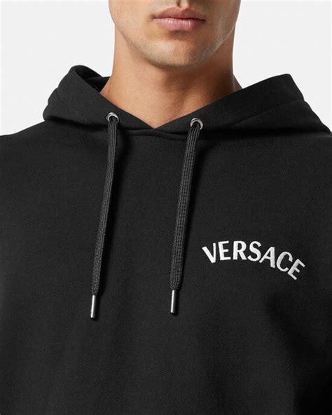 felpa versace nera e glitter|Felpe Eleganti Uomo con e senza Cappuccio .